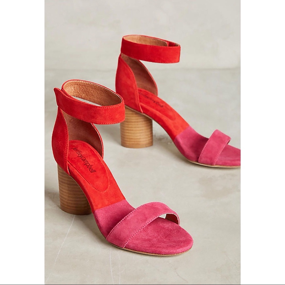 Anthropologie Jeffrey Campbell Purdy Heels Size 9.5